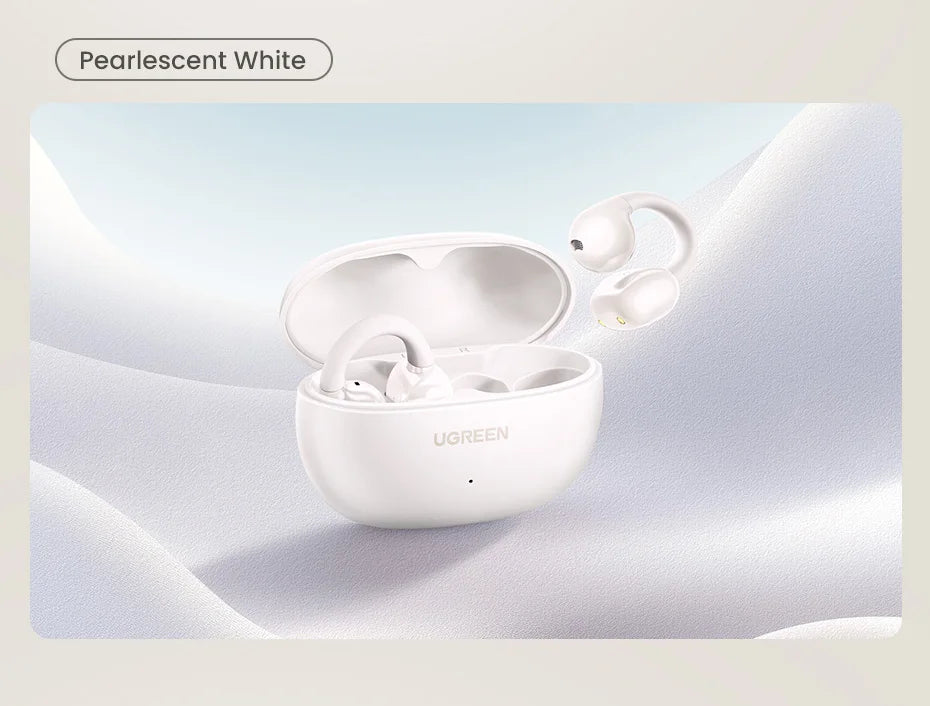 UGREEN Choice HiTune S3 Open Ear Clip Wireless Earbuds Bluetooth Sports Earphones Headphones in Mic with Earhooks & Ear Hook