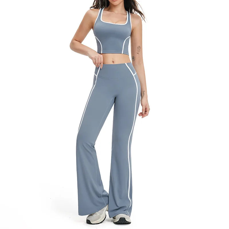 Yoga Set 2 PCS Sports Set Workout Outfits Women's Sportswear Fitness Gym Tracksuit