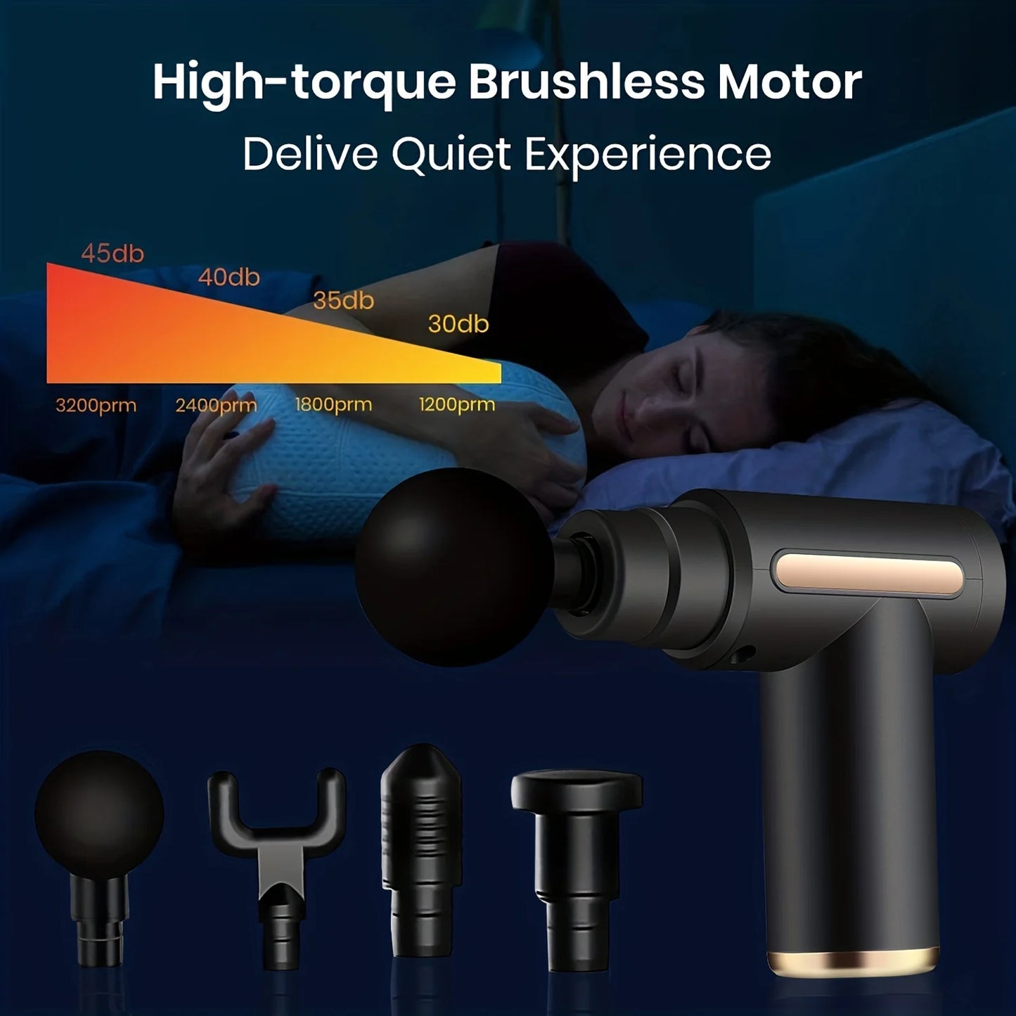 99 Speed Professional Muscle Massage Gun Massager Massager for Neck and Back Massage Instrument Dropshipping Fitness Equipment