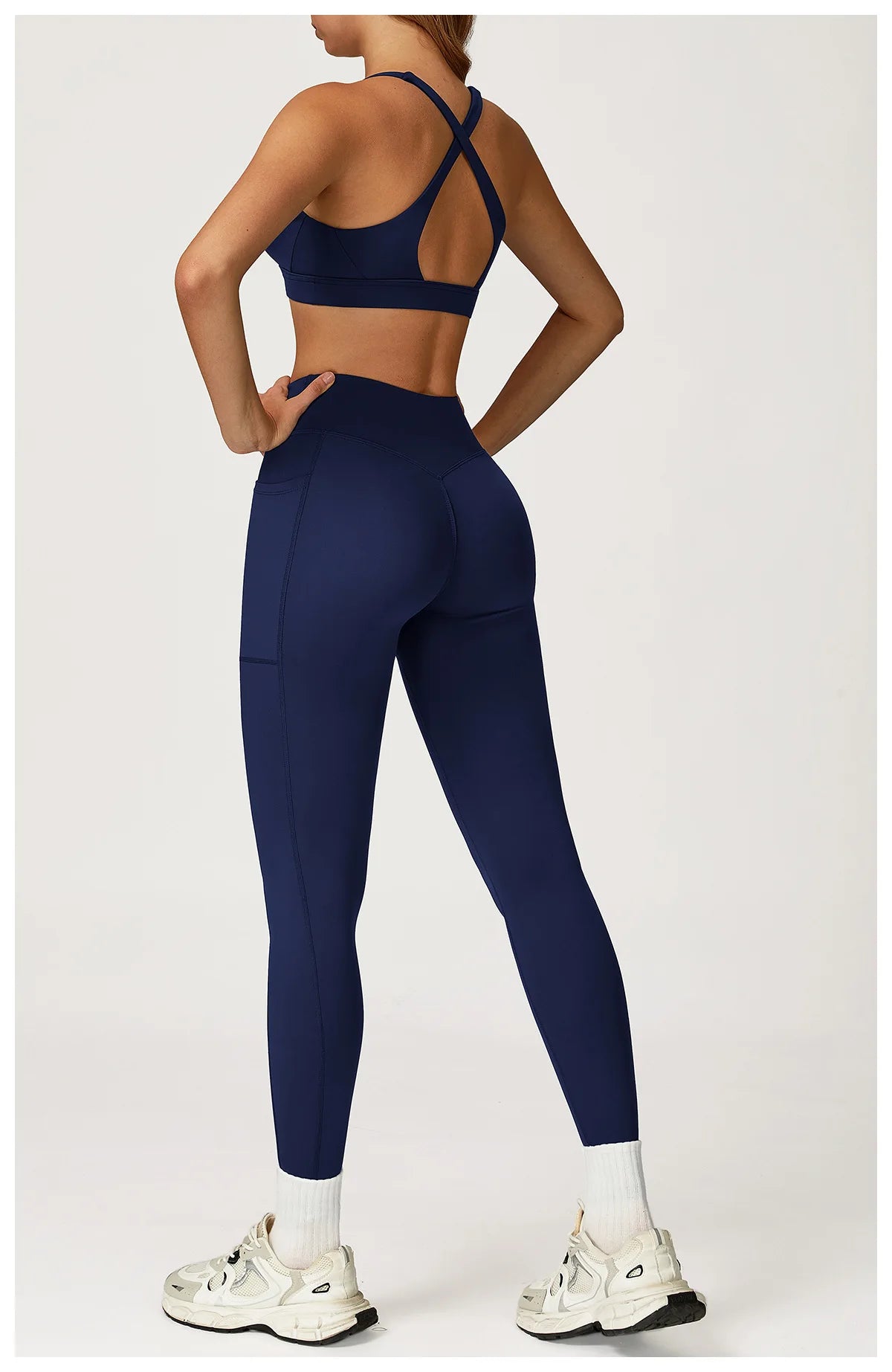 2PCS Yoga Set Gym Clothes Workout Sportswear Yoga Suits Women Tracksuits Fitness Outfits Sports Bra Gym Leggings