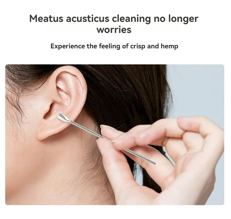 Ear Pick Six-Piece Set Ear Cleaning Ear Picking Earpick Convenient Portable Ear Pick Household for Adults