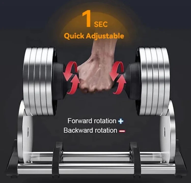 Wholesale 28kg Commercial Adjustable Dumbbell Set High Quality Fitness Gym Equipment Iron and Steel Material for Training