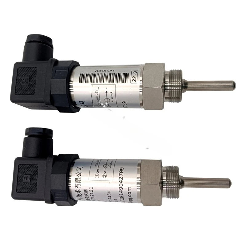 Compact Temperature Sensor 4-20mA Liquid Temperature Measurement Integrated Temperature Transmitter Unit