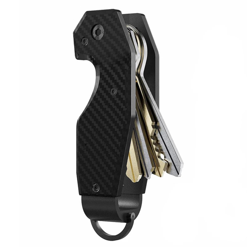Compact Key Organizer Keychain – Holds 1-6 Keys, Minimalist Key Holder for Men and Women