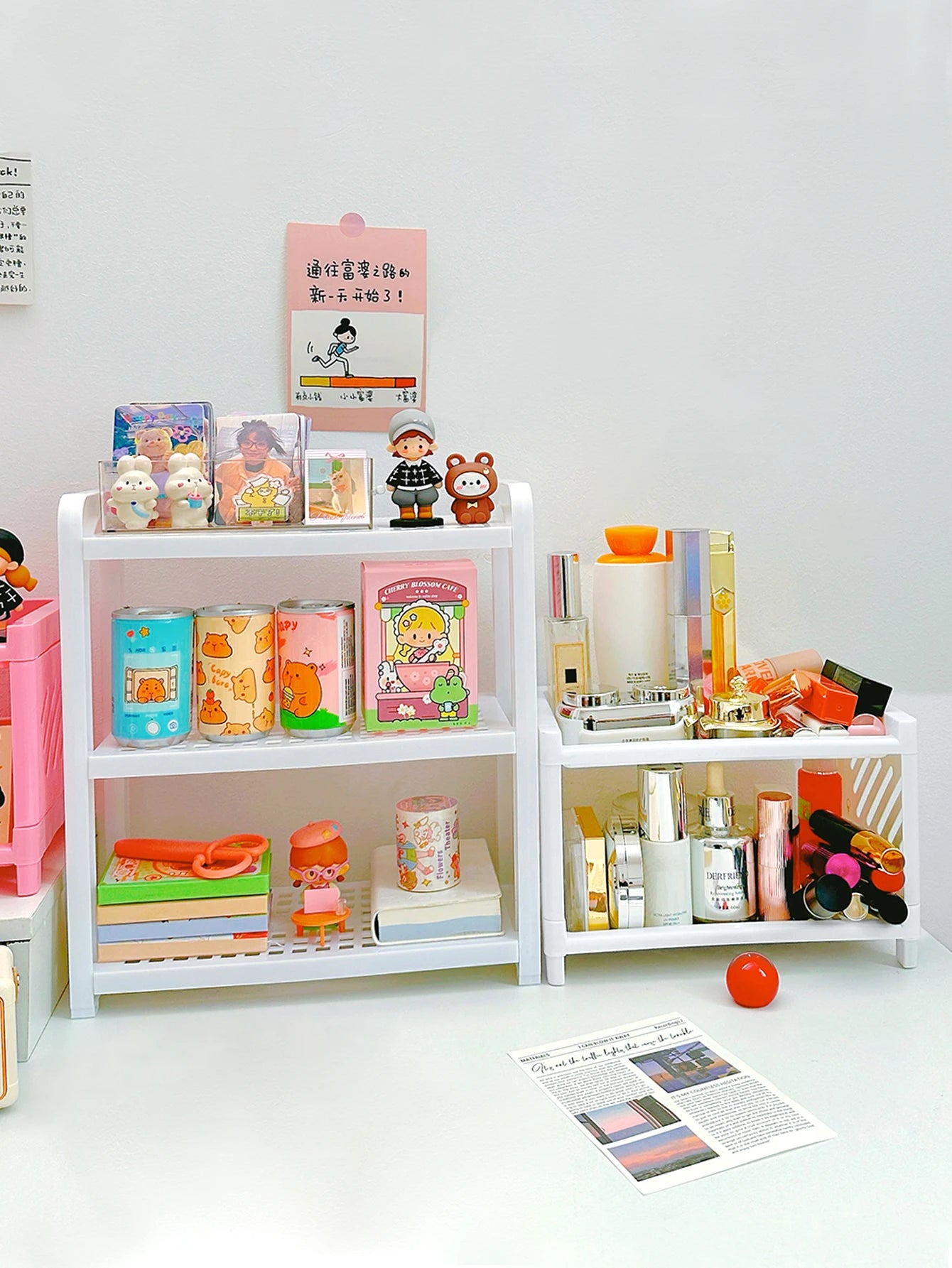 Desktop Storage Rack Dormitory Bedroom Dressing Table Multi Story Bathroom Toilet Stationery Sorting Miscellaneous Storage Rack