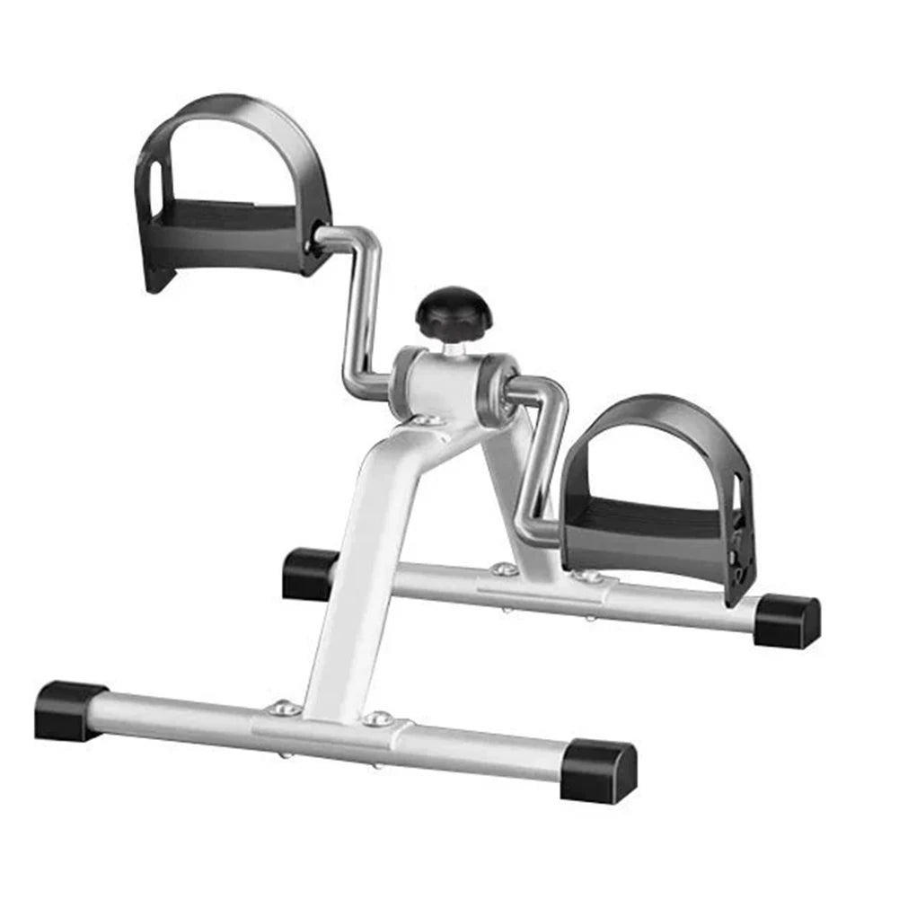 Folding Portable Stationary Exercise Bike with Adjustable Resistance Cycle Pedal Exerciser for Indoor Physical Therapy