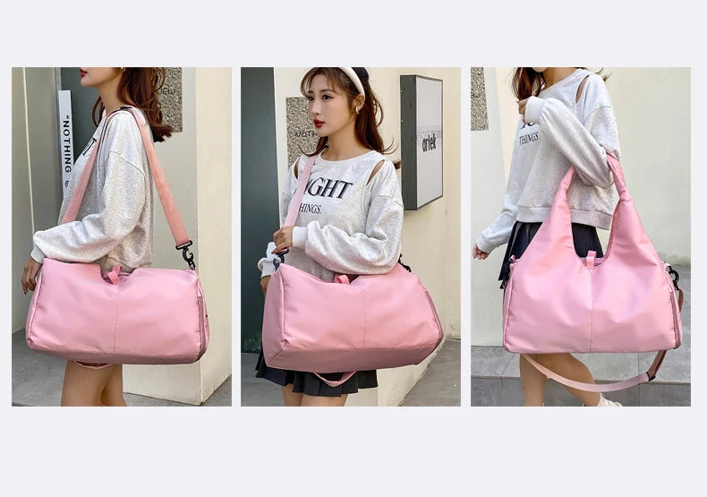 Yoga Mat Bag, Women's Sports and Fitness Bag, Handbag, Luggage Bag, Wear-Resistant, Large Capacity Storage Travel Bag