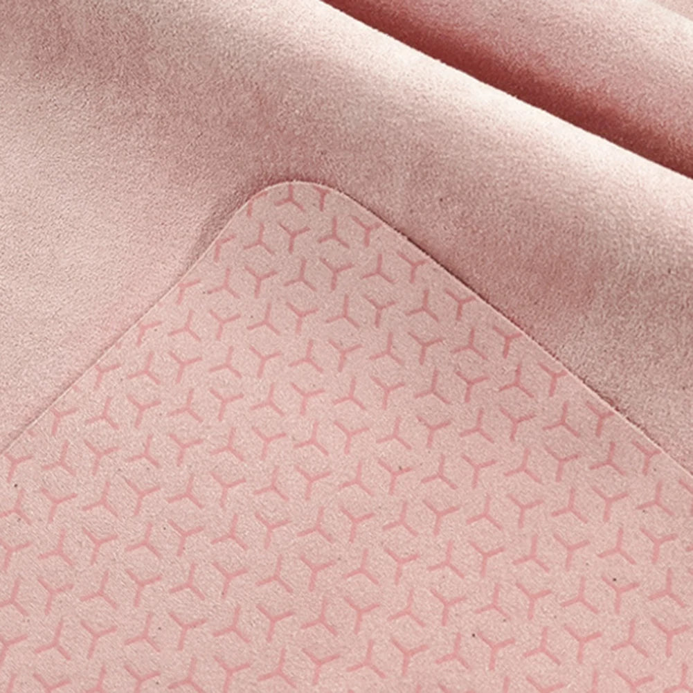 Pilates Reformer Mat Anti-slip Silicone Training Mat For Reconstituted Core Bed Sweat-Absorbent Artificial Suede Reformer Mat