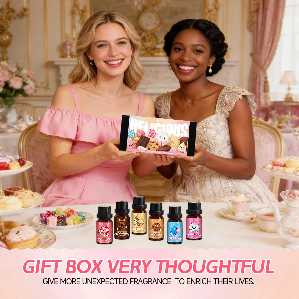 Food essential oil set, with a variety of scents, suitable for all occasions and also makes a great gift.
