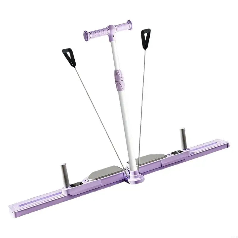 Leg Exercise Machine Foldable Ski Trainer Adjustable Multifunction Pelvic & Hip Strengthener Fitness Equipment 69HD