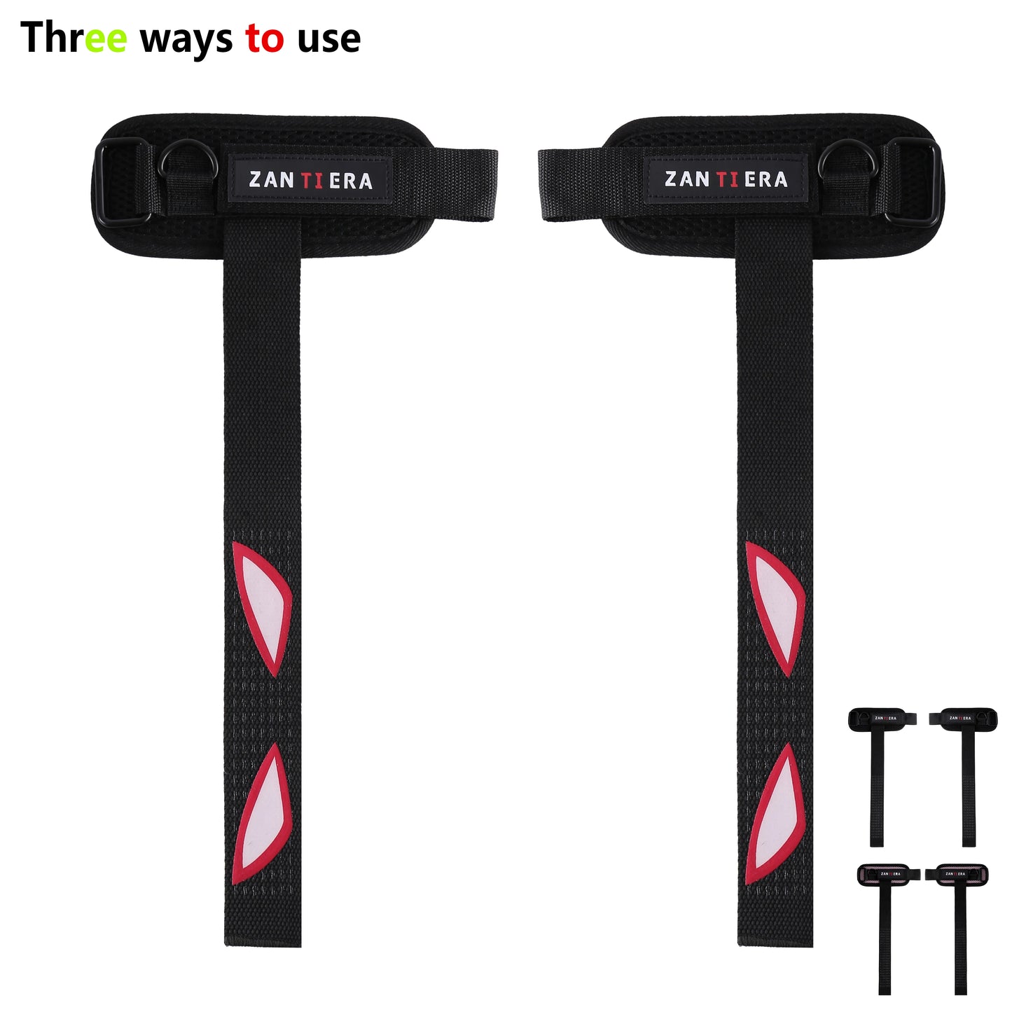 2pcs New 3-in-1 fitness aid combines a support belt, ankle strap, and wristband—a must-have for fitness training. The 3-in-1 des