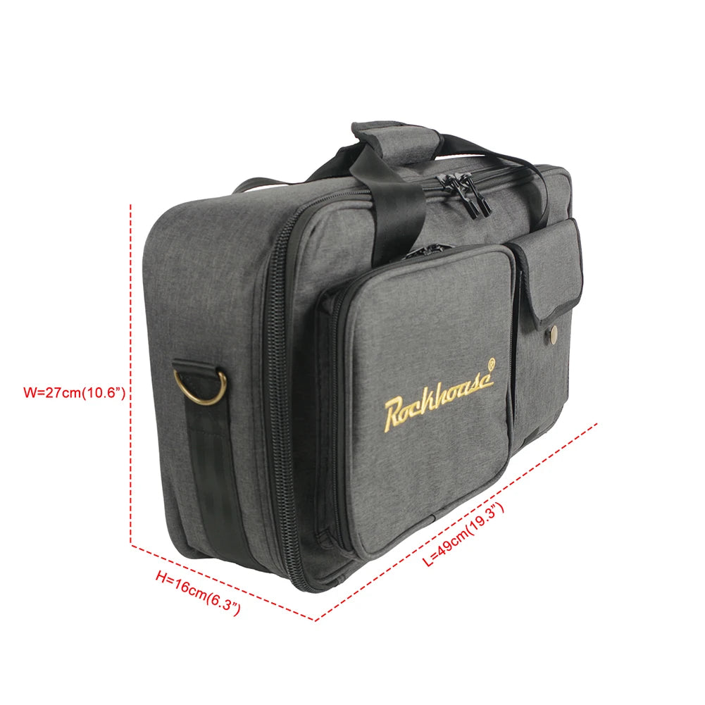 For Guitar Players Compact Pedal Bag Guitar Pedalboard Bag Music Transport Compact Musician Storage Solution Storage Bag