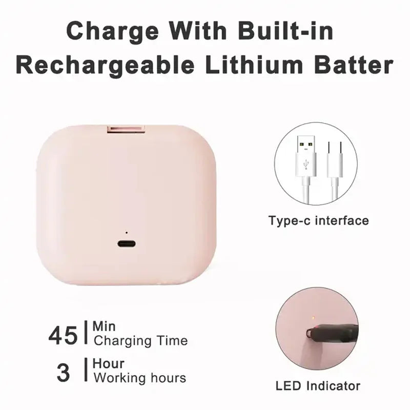 Compact, mini folding cosmetic mirror with lighting, portable, handheld, small pocket travel cosmetic mirror with a magnificatio