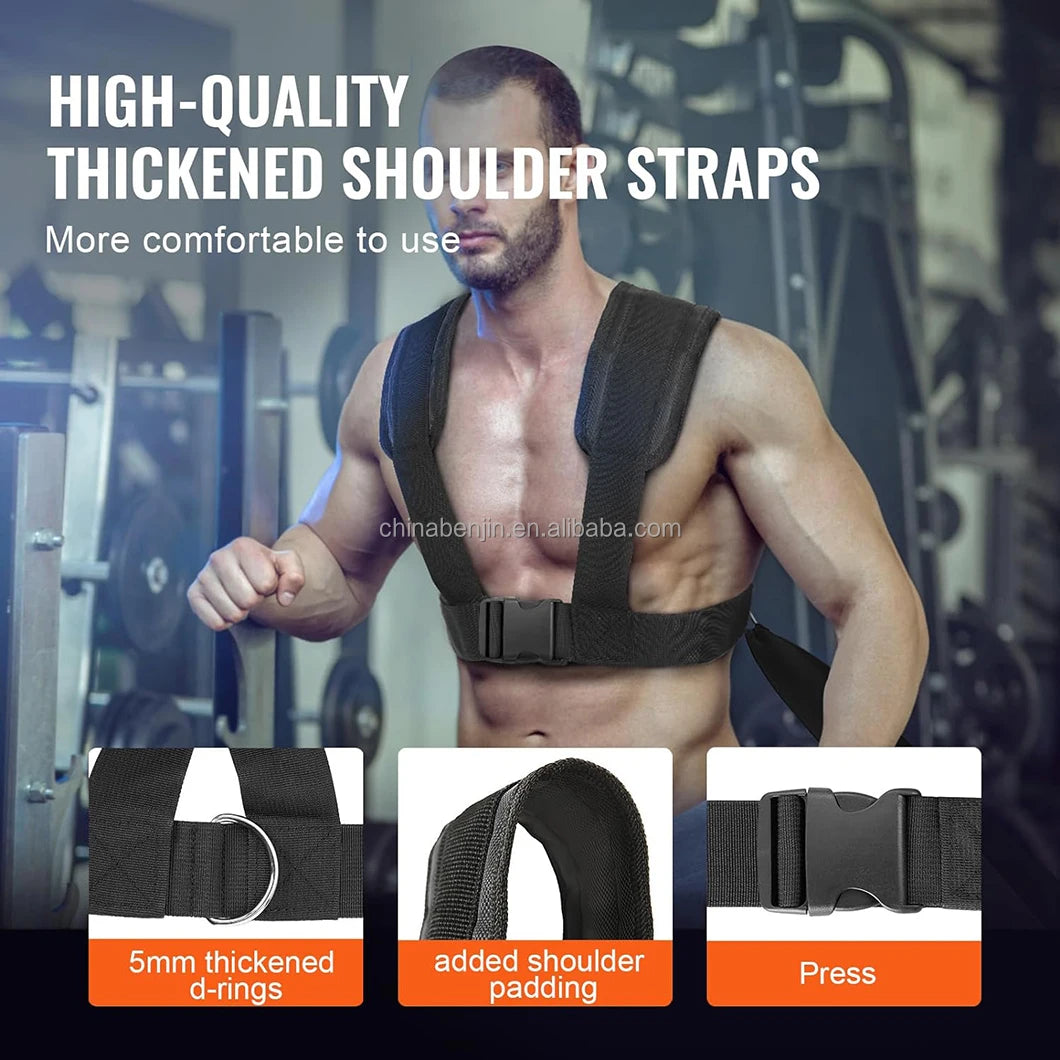 Gym Pull Sled For Weight Training Fitness Strength Sled To Improve Athletic Speed Sports & Entertainment Product