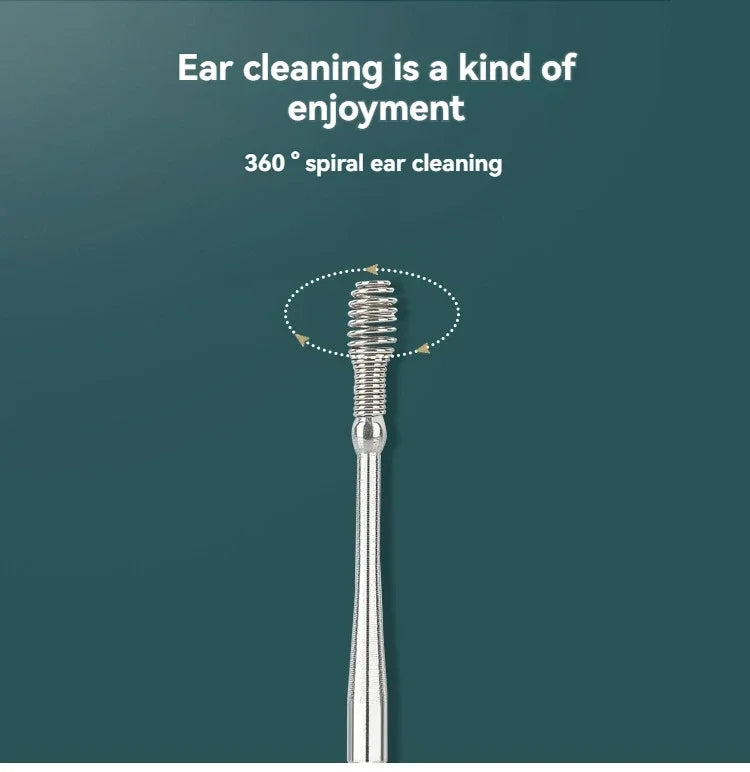 Ear Pick Six-Piece Set Ear Cleaning Ear Picking Earpick Convenient Portable Ear Pick Household for Adults