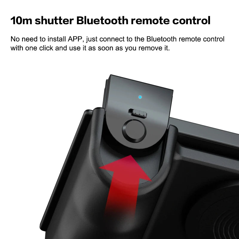 Smartphone Camera Shutter Grip Magnetic Bluetooth Camera Handle