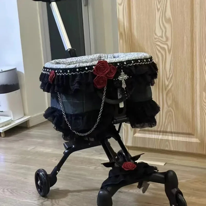 Pet cart, light cart, compact, foldable, small to go out