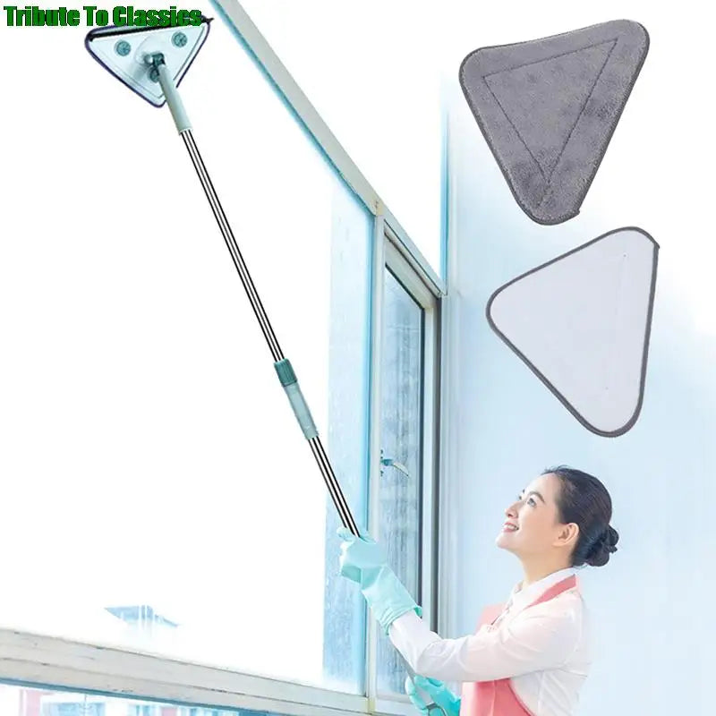 1PC Glass Wiper Coral Flannelette Water Absorption Mop Cloth Household Window Tool Household Cleaning Tools