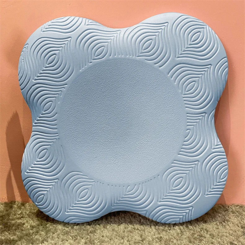 2pc Pilates Knee Pad Wrist Hand Protective Pad Non-slip Yoga Mat Solid Color Soft TPE Foam Flat Support Pad