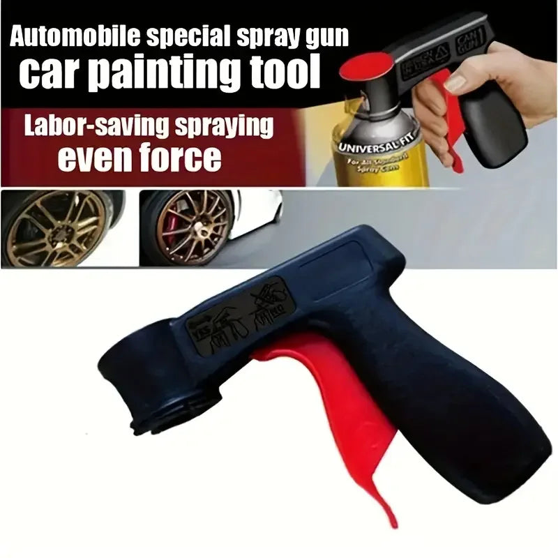 Compact PVC Paint Spray Gun - Durable, Ergonomic Handle, Unpowered for Automotive & All Vehicles