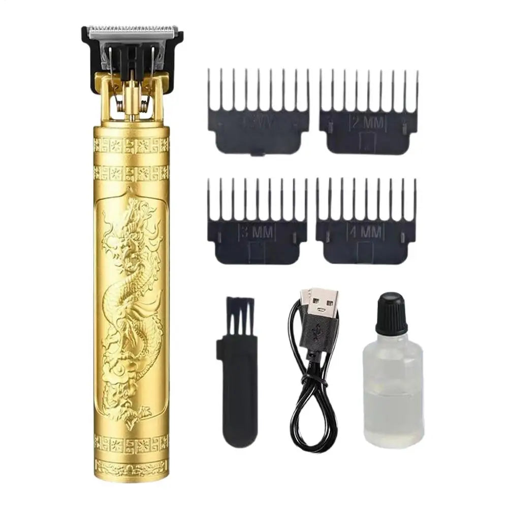 Cordless Hair Clippers Cordless Trimmers Kit Professional Grooming Tool for Daily Maintenance Post-Shower Travel Camping Sports