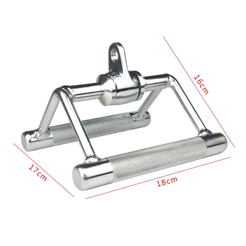 Gym Home Equipment Accessories Lat Pull Down Bar，Chrome-plated Surface Anti-rust High Load-bearing Fitness Tricep Rope Training