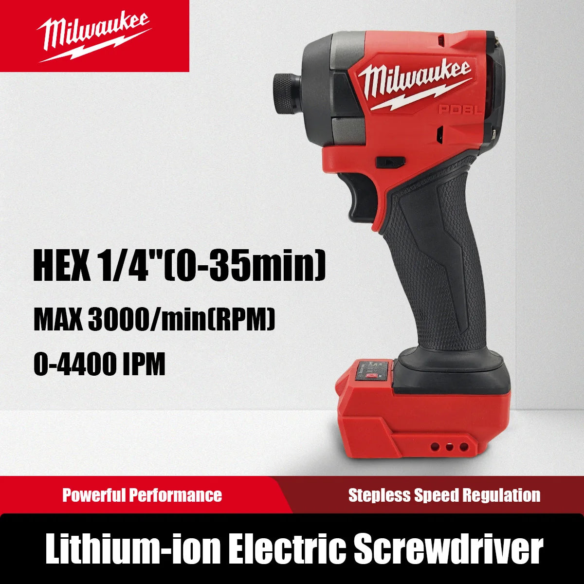 Milwaukee M18 Electric Screwdriver Powerful Cordless Screwdriver for Home Improvement And DIY Projects