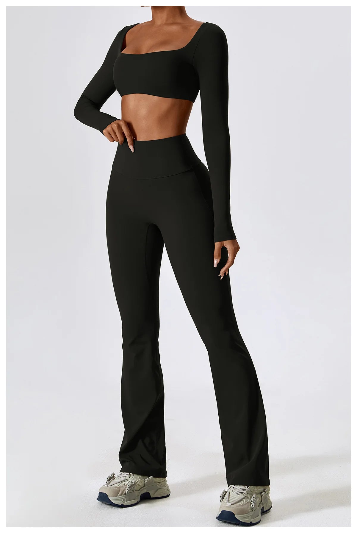 Yoga Set 2PCS Seamless Women Sportswear Workout Clothes Athletic Wear Gym