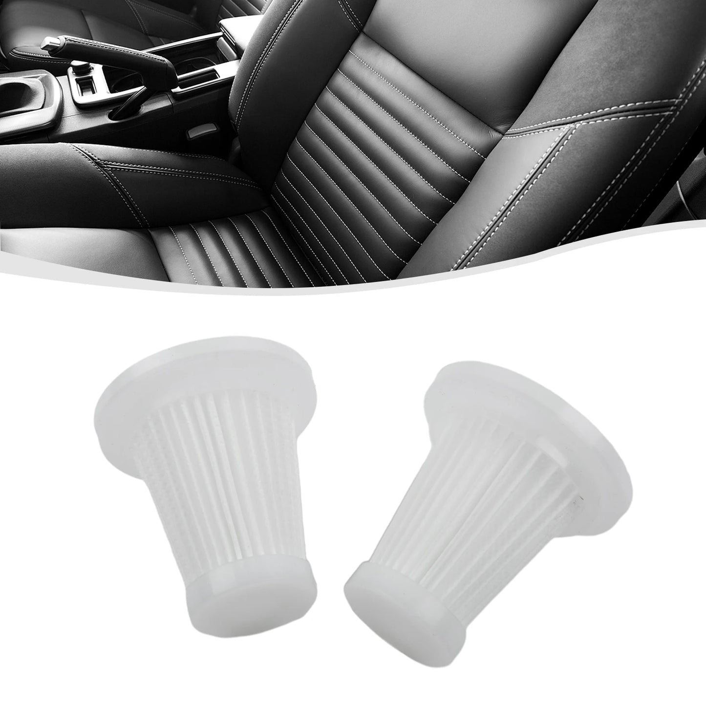 2/3/5/10/20 pcs Reusable Car Vacuum Cleaner Replace Accessories Washable Filters Handheld Vacuum Cleaner Accessories Reusable