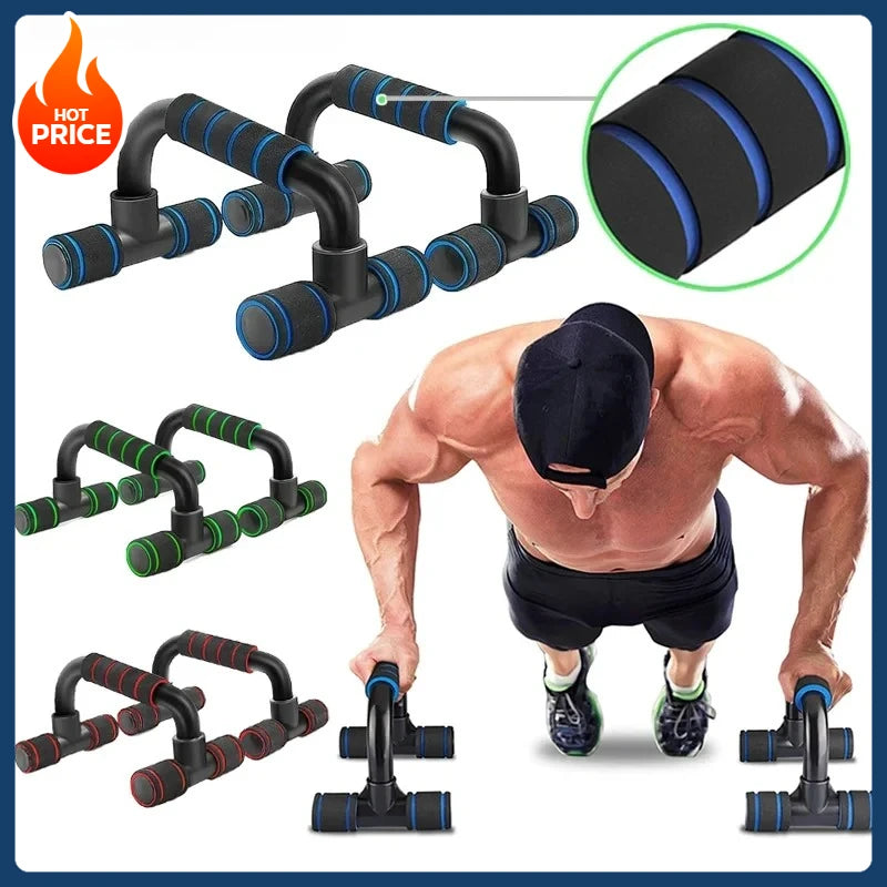 Portable Muscle Training Fitness Equipment Anti Skid Foam Handle Push Up Support Comfortable Household Fitness Equipment