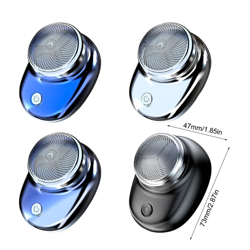 Portable Quick Shaver For Men Compact Travel Shaver Precise Cutting Shaver Compact Beard Trimmer
