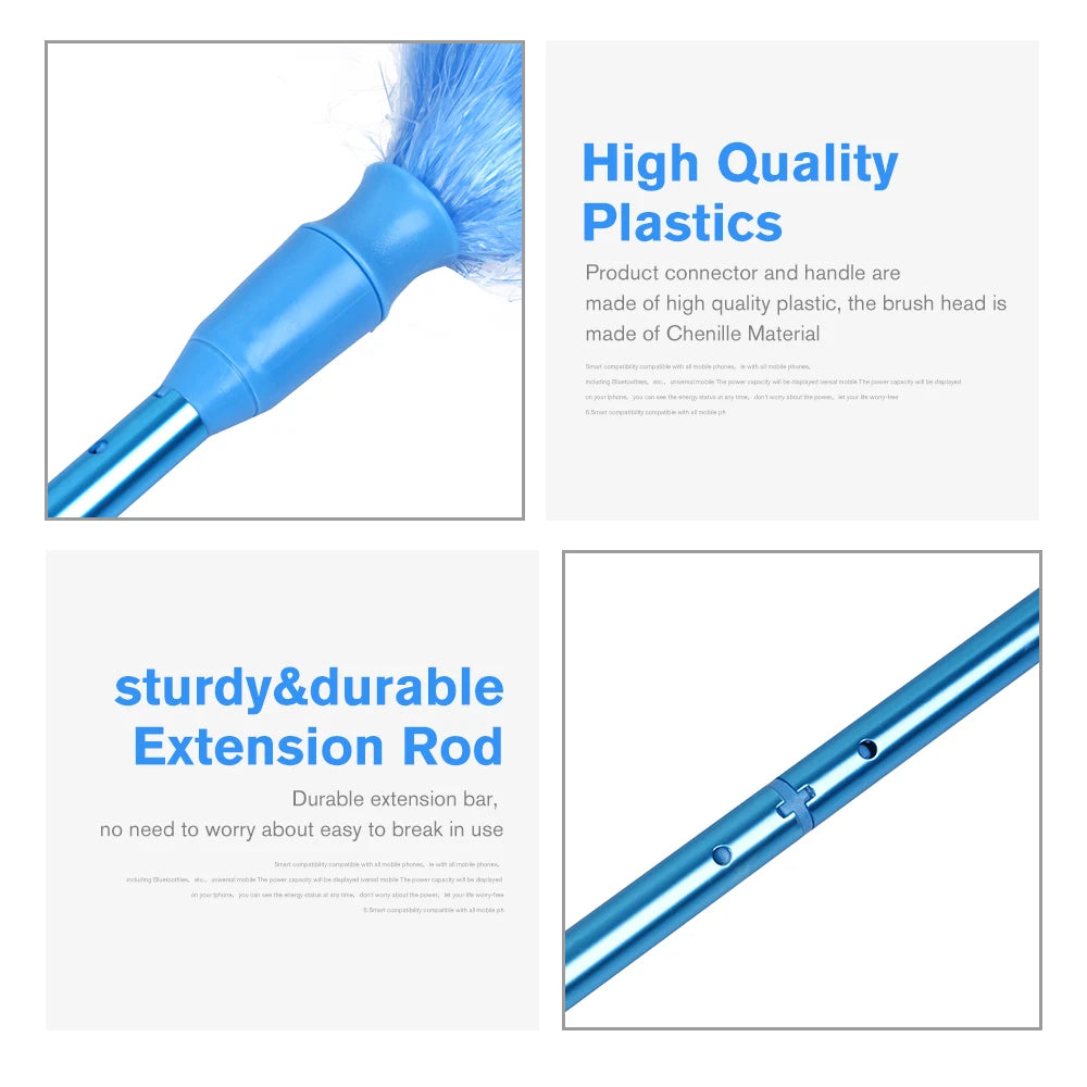 Electric Spin Feather Duste Adjustable Dust Cleaner Household Window Blinds Cleaning Brush Tool Household Helper