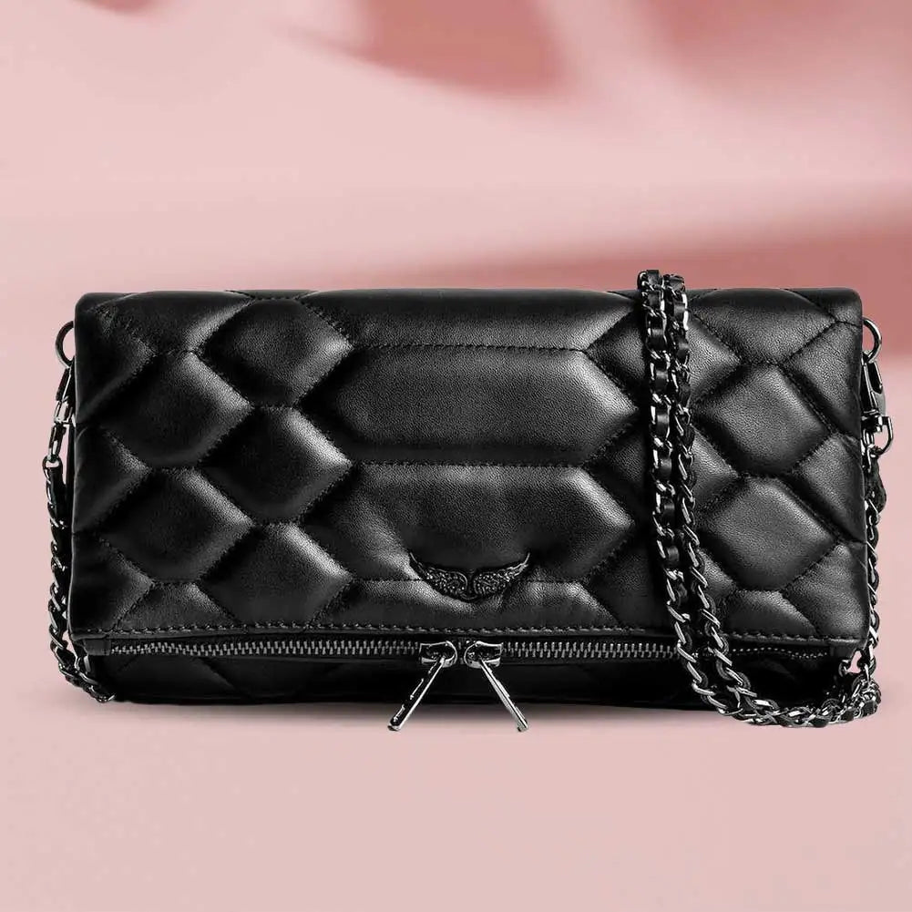 Fashionable Chain-Shoulder Square Bag Crossbody Shoulder Bag Women Fashion Underarm Bag Minimalist Chain Designer Bag Handbags