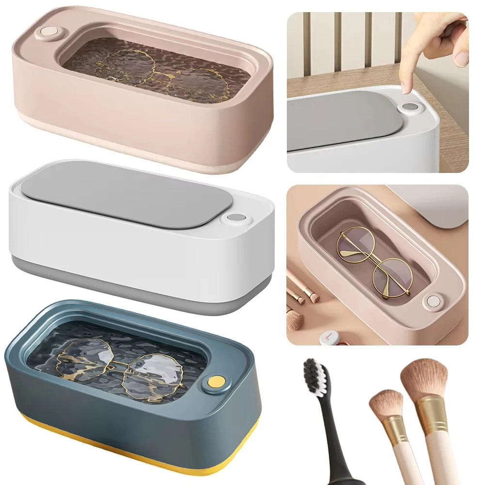 Ultrasonic Eyeglass Cleaning Machine Fully Automatic Convenient Cleaning Machine Jewelry Rings Glasses Watches Cleaner