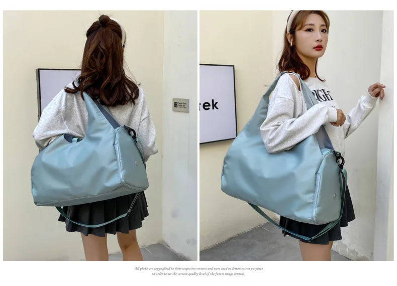 Yoga Mat Bag, Women's Sports and Fitness Bag, Handbag, Luggage Bag, Wear-Resistant, Large Capacity Storage Travel Bag