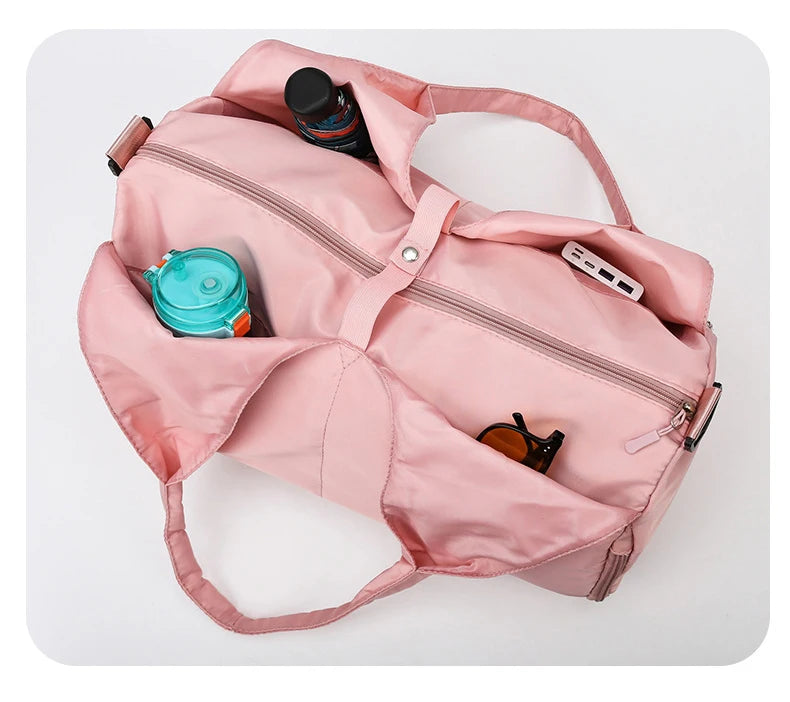 Yoga Mat Bag, Women's Sports and Fitness Bag, Handbag, Luggage Bag, Wear-Resistant, Large Capacity Storage Travel Bag