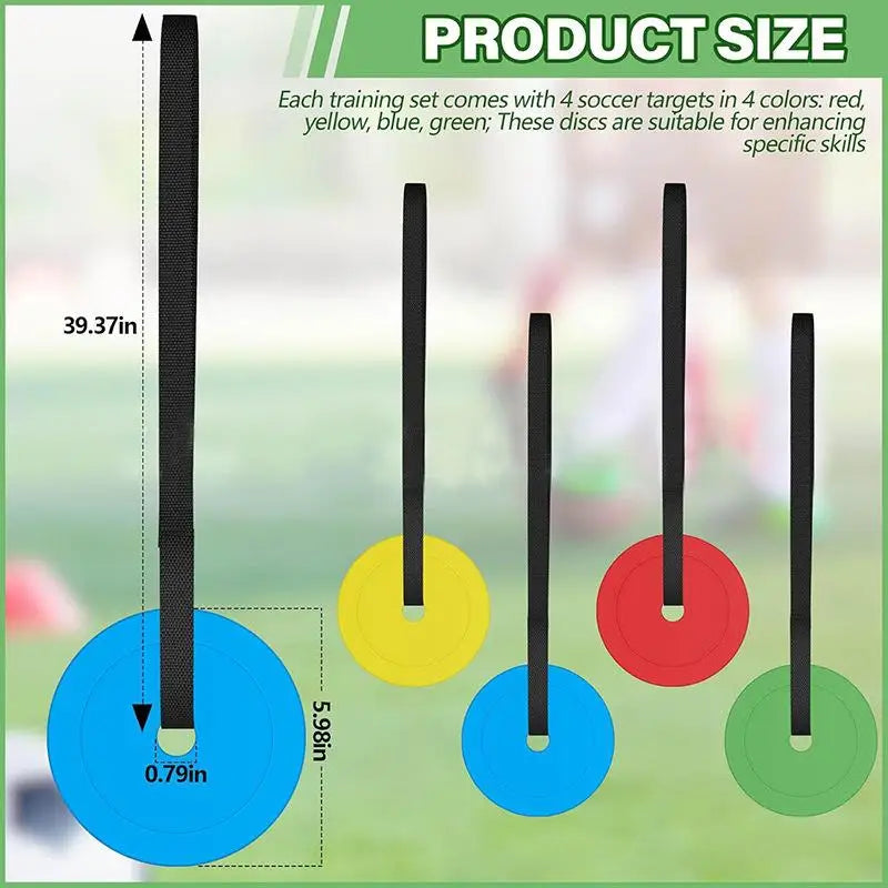Portable Trainer with Adjustable Strap For Football Goals; Ideal for Teens and Young Athletes.