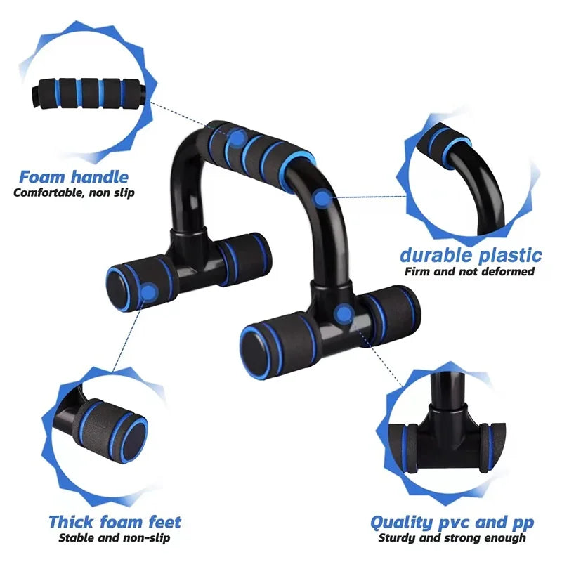 Portable Muscle Training Fitness Equipment Anti Skid Foam Handle Push Up Support Comfortable Household Fitness Equipment