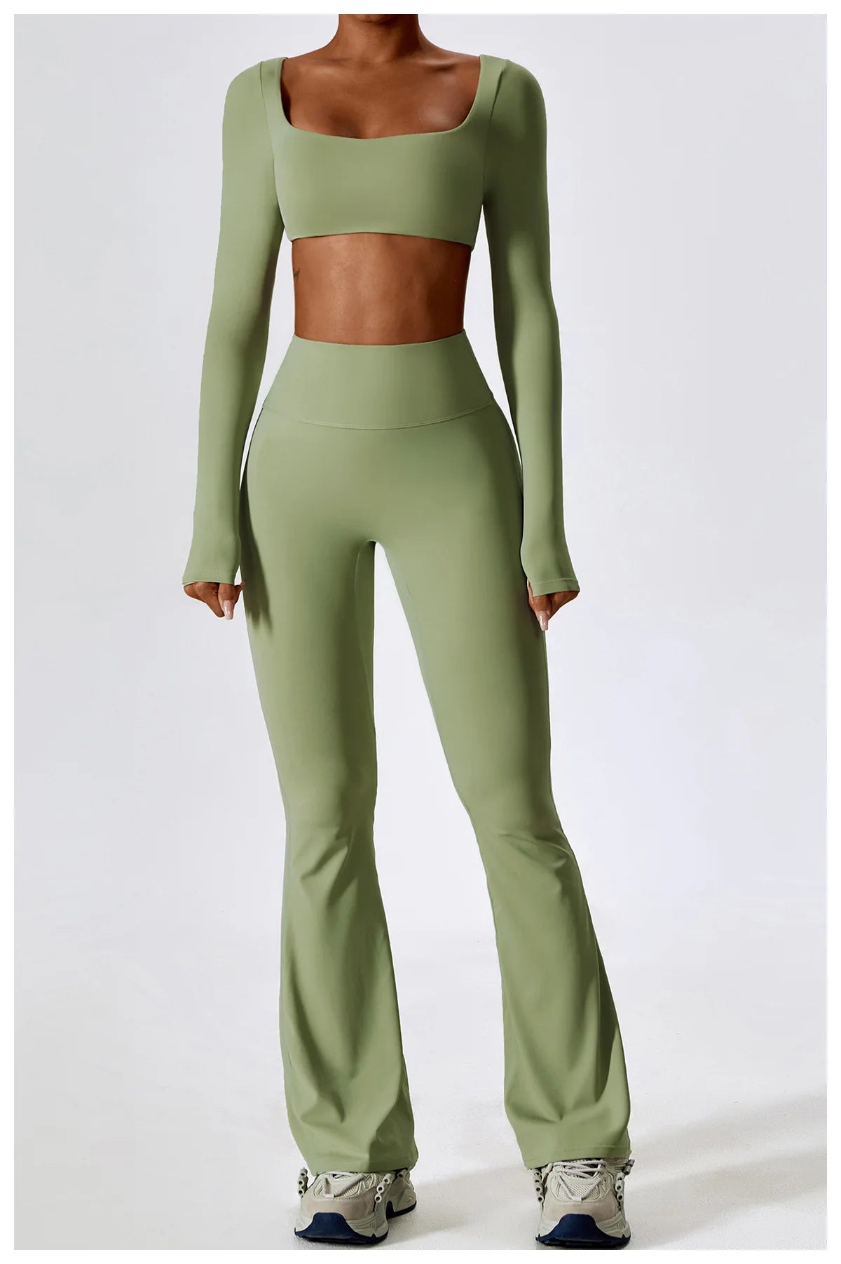 Yoga Set 2PCS Seamless Women Sportswear Workout Clothes Athletic Wear Gym