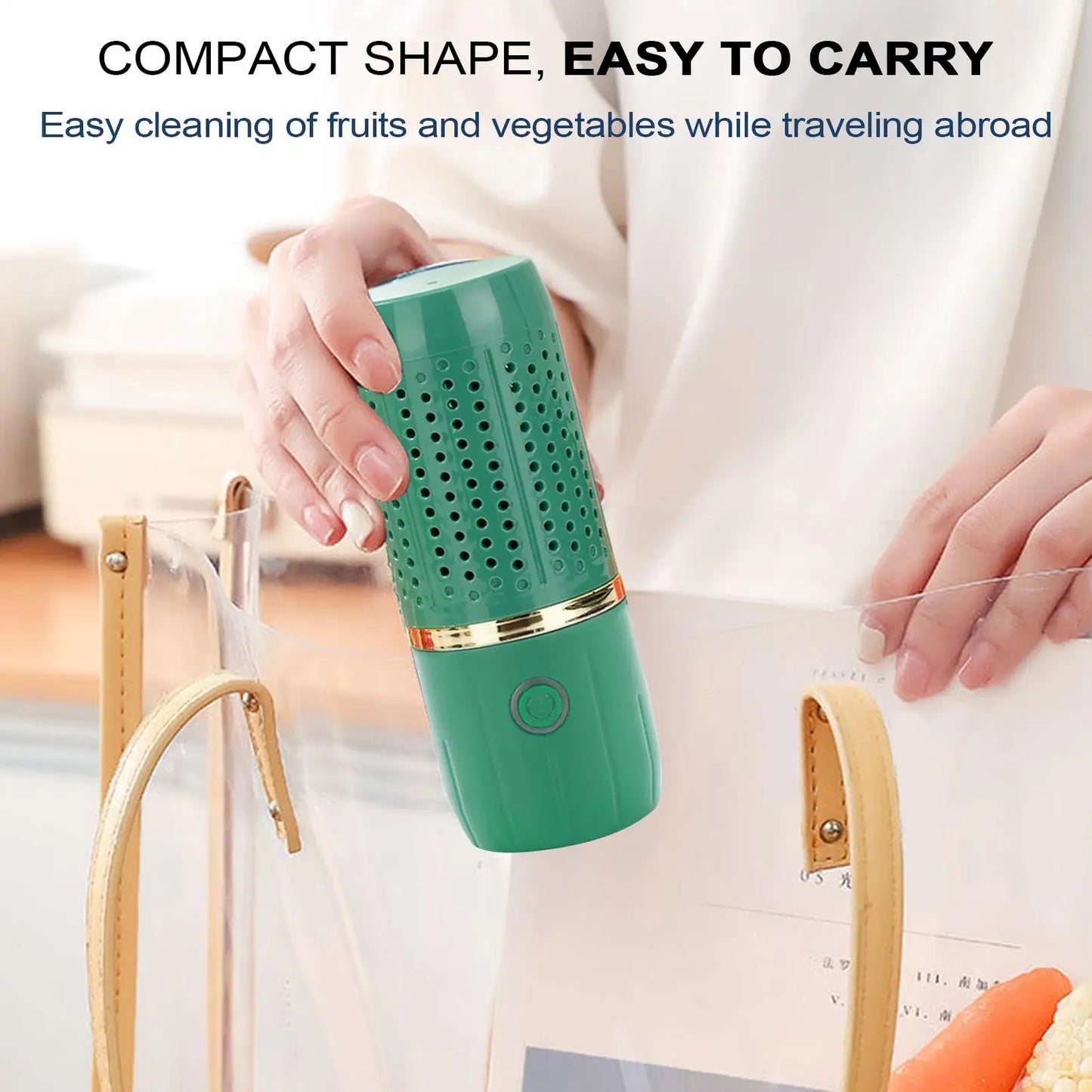 Long-Lasting Fruit Washing Machine USB Fruit And Vegetable Cleaner Cordless Food Purifier With Powerful Cleaning Function