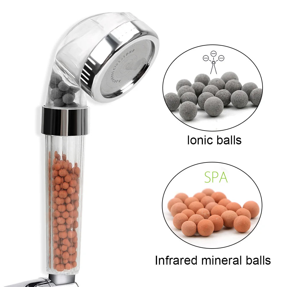 Handheld Anion Filter High Pressure Home Improvement Bathroom Products Energy Saving Shower Head