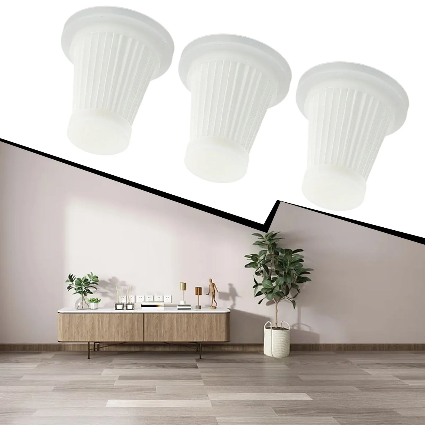 2/3/5/10/20 pcs Reusable Car Vacuum Cleaner Replace Accessories Washable Filters Handheld Vacuum Cleaner Accessories Reusable
