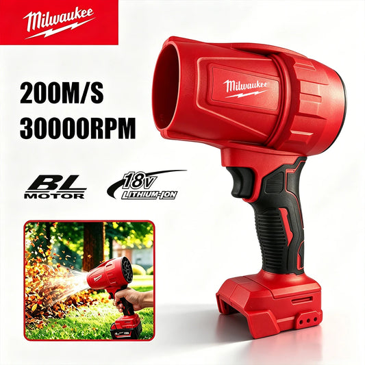 Milwaukee Cordless Blower 700W 30000RPM Brushless Motor Leaf Blower for Snow Removal Dust Cleaning Variable Speed Tool Only
