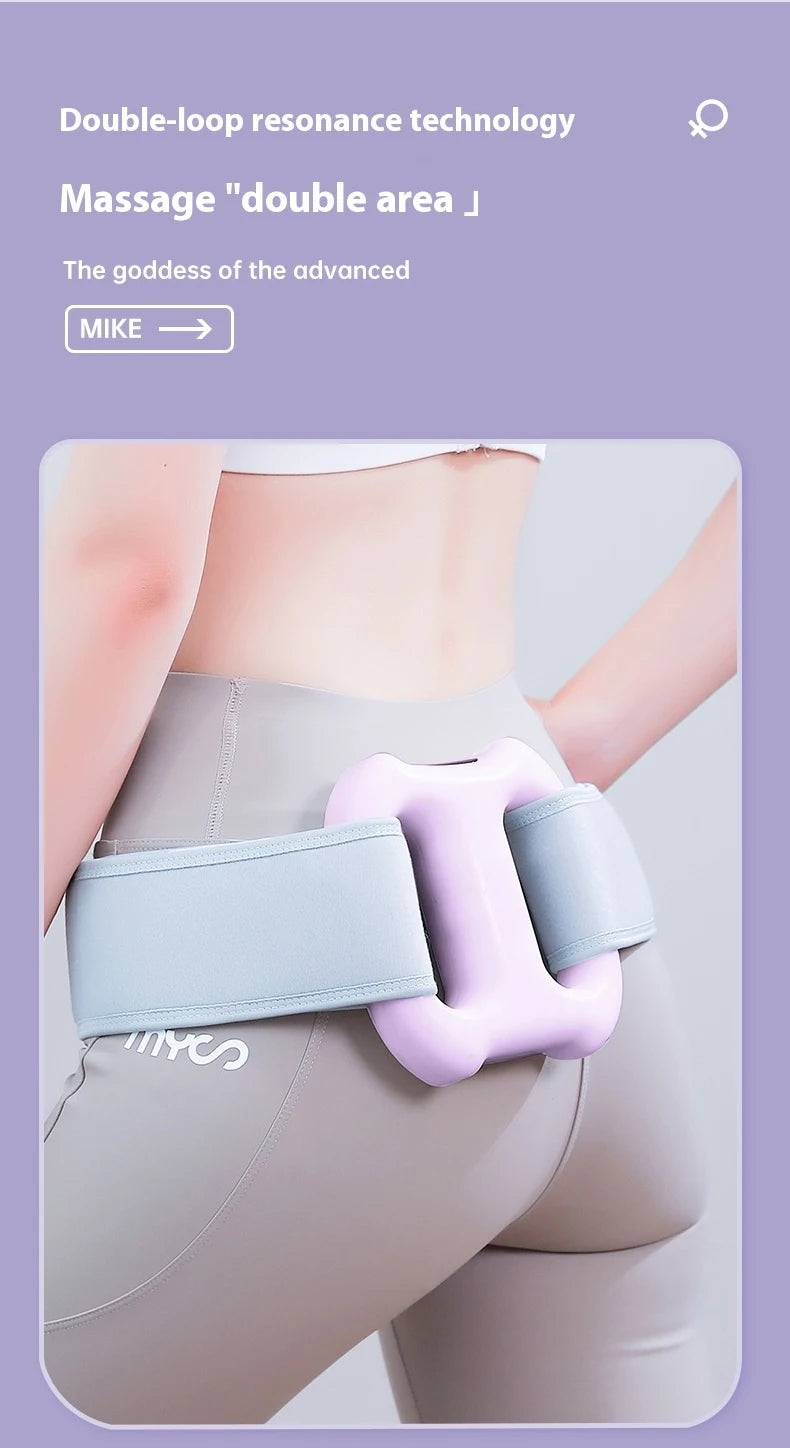 Multi-Function Electric Fascia Ring Full-Body Vibration Massager Fitness Shaping Fat-Burning Equipment Deep Tissue Massage