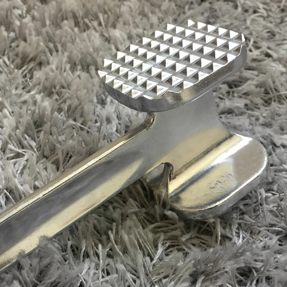 Household Aluminum Alloy Meat Tenderizer Hammer Heavy Duty Double-Sided Tenderizer Kitchen Tool