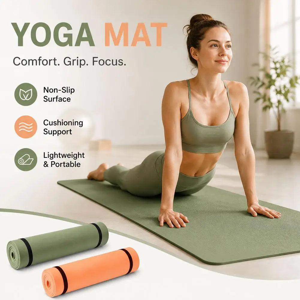 Nonslip Exercise Fitness Pilates Mat Exercise Body Building Blanket Sports Fitness Mat Gymnastics Mat Fitness Equipment