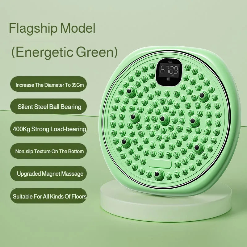 Multifunctional Exercise Waist Twisting Foot Massage Waist Torsion Disc Fitness Equipment slimming Digital Display Twisting Disc