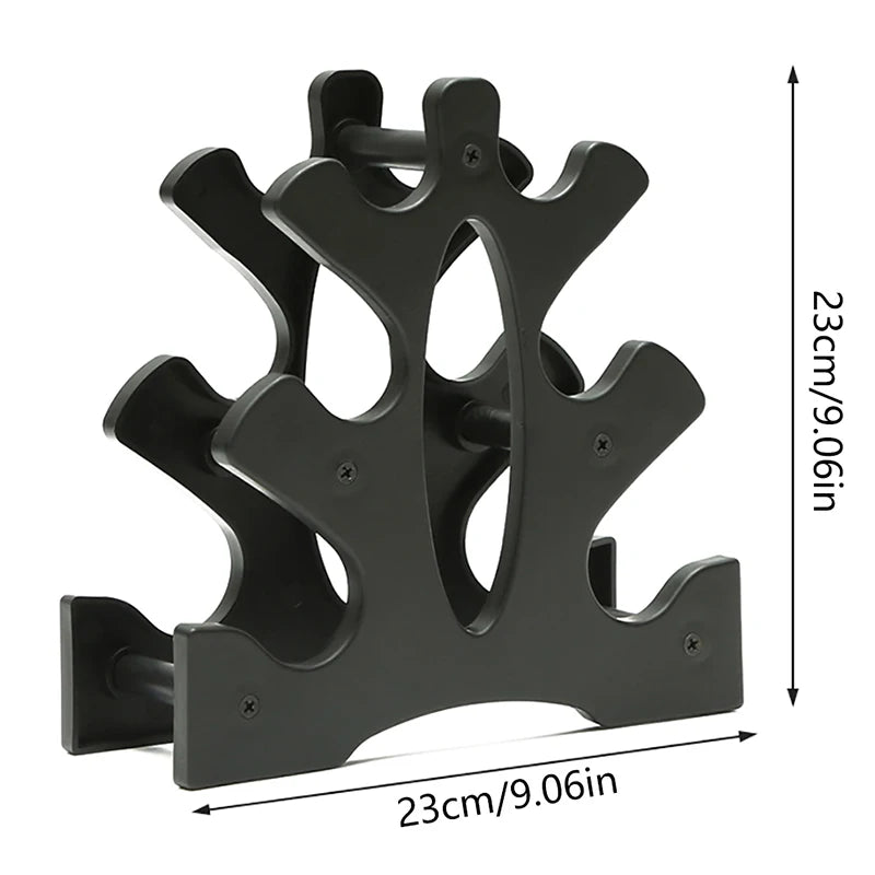 1Pcs 3-Tier Dumbbell Storage Rack Stand Multi-layer Hand-Held Dumbbell