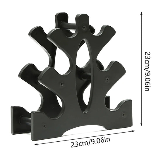 1Pcs 3-Tier Dumbbell Storage Rack Stand Multi-layer Hand-Held Dumbbell