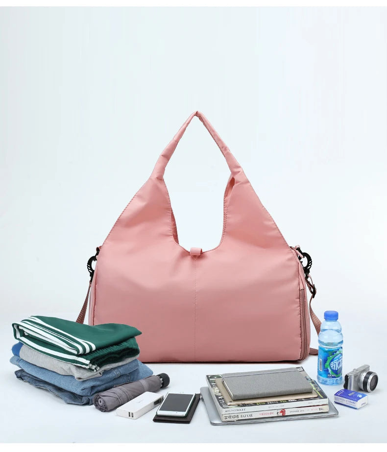 Yoga Mat Bag, Women's Sports and Fitness Bag, Handbag, Luggage Bag, Wear-Resistant, Large Capacity Storage Travel Bag